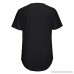 Mens Summer Solid Personality Hole Short Sleeve Fashion Hollow Out Tops Black B07QGFQGK6